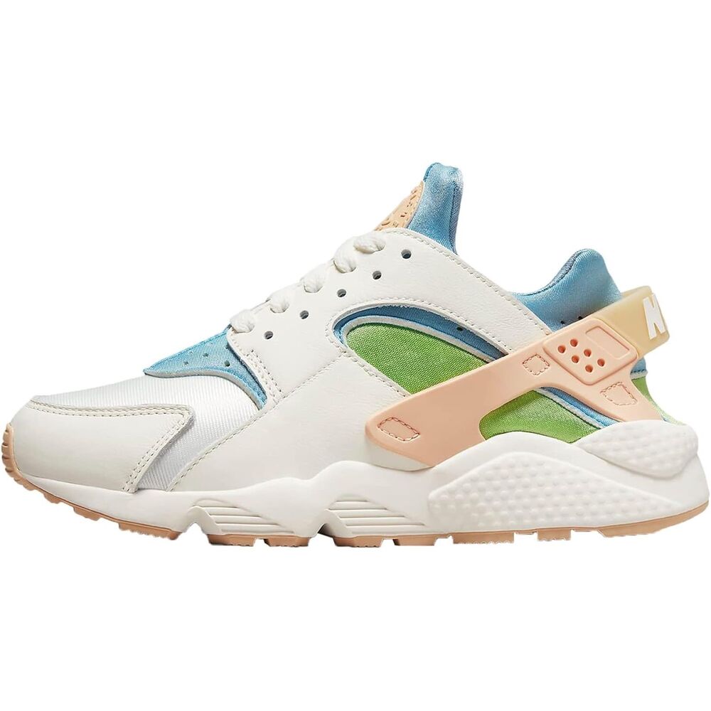 NIKE Women’s Air Huarache SE Sail Arctic Orange Worn Blue Sneakers Size 10.5